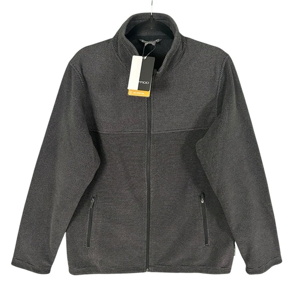 NWT EXOFFICIO Vergio Fleece Jacket M Men’s Gray Full‎ Zip Outdoor Techwear Style - Picture 11 of 11